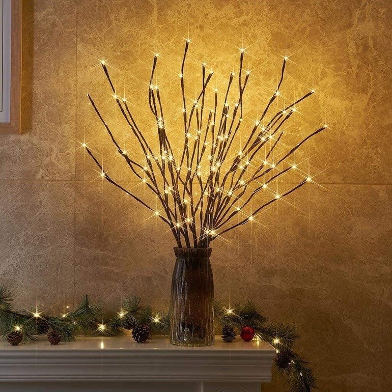 Enchanted Willow Vine – Decorative Lighted Branch Design - Image 4