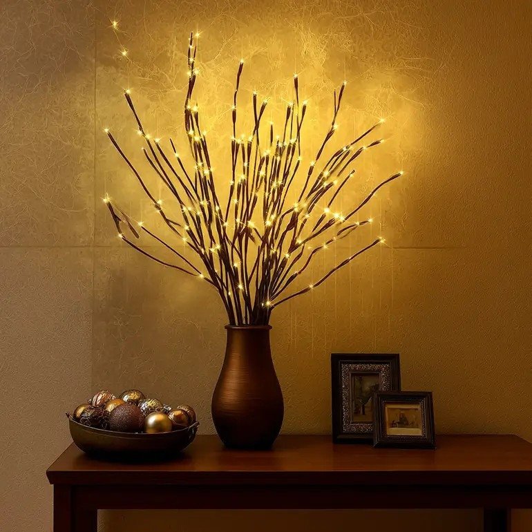 Enchanted Willow Vine – Decorative Lighted Branch Design - Image 7