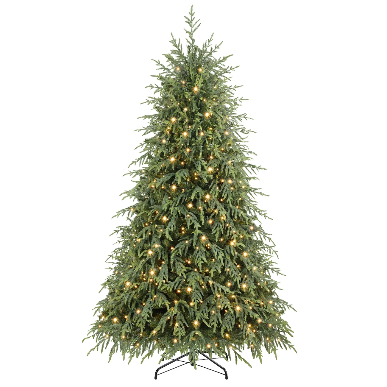 Norfolk Pine Christmas Trees with 17 Modes Multi-Color Lights - Image 3