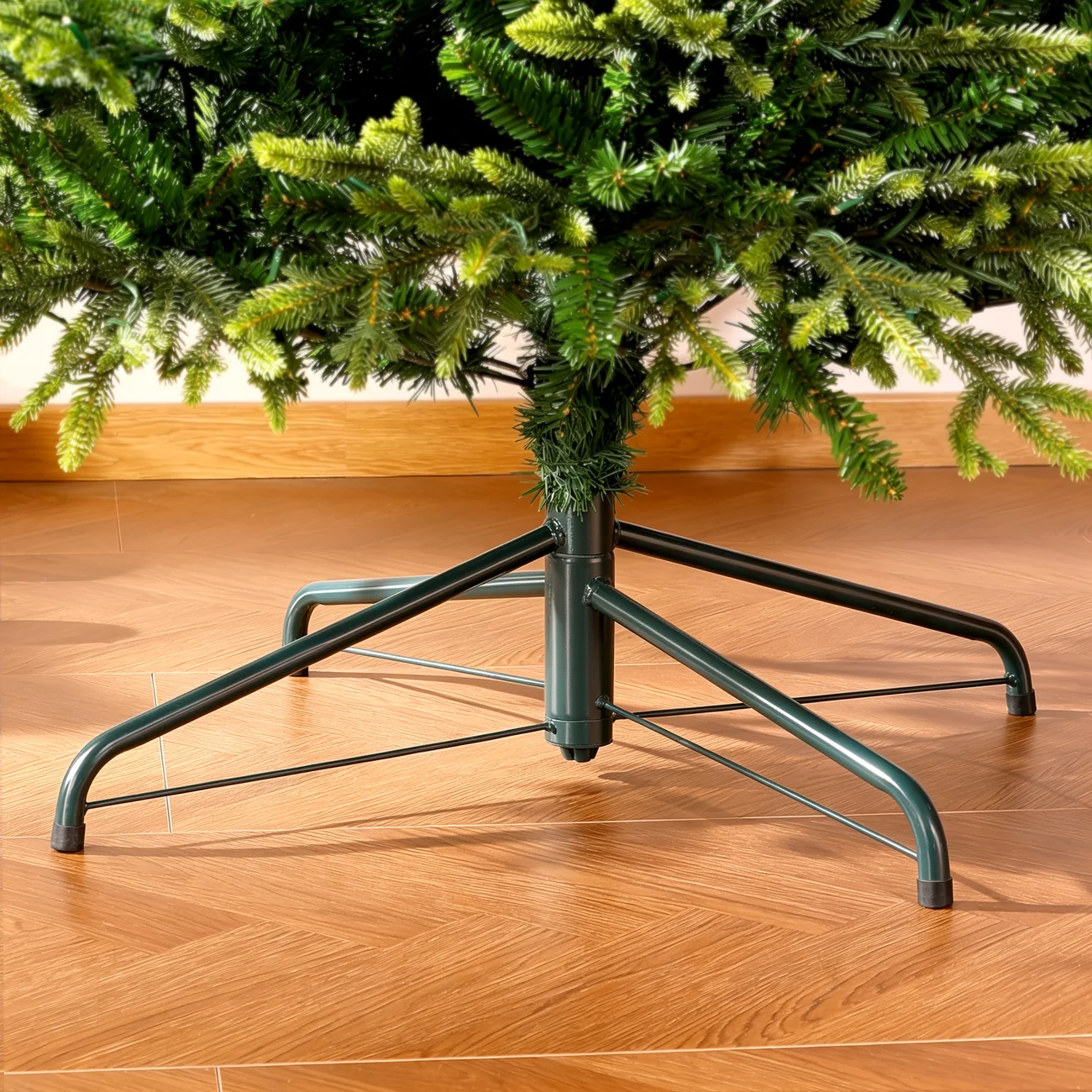 7.5FT Artificial Balsam Fir Christmas Tree with Lifelike PE Needles and Dual Color Lights - Image 9